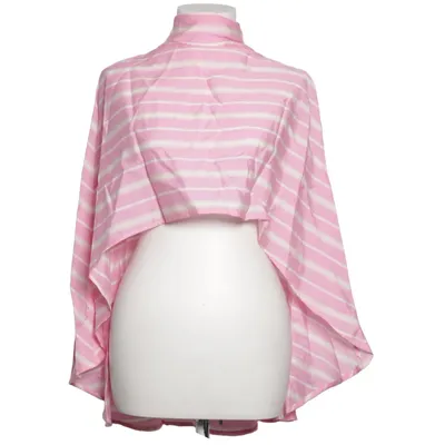 Bluse (Pink, Hvid) fra Milkwhite Polyamid, Viscose