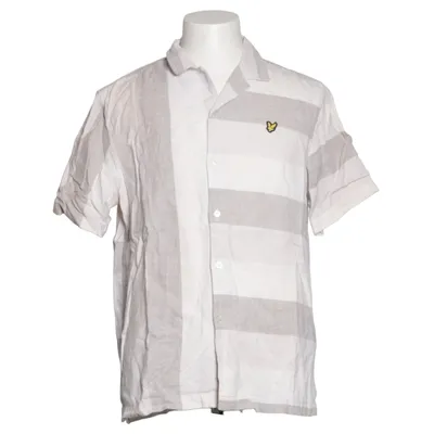 Kortärmad skjorta (Vit, Grå) från Lyle & Scott Bomull, Linne