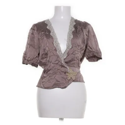 Wrap blouse (Brown) from Stella Nova Silk