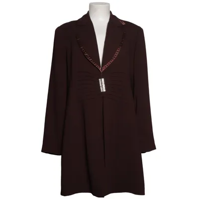 Blazer (Brown) from AC Cotton, Polyester, Viscose