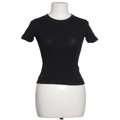 T-shirt (Enally Ss Crop Tee) från Envii Elastan, Ekologisk bomull