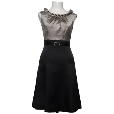 Kleid (Grau, Schwarz) von Karen Millen Elasthan, Polyester, Seide