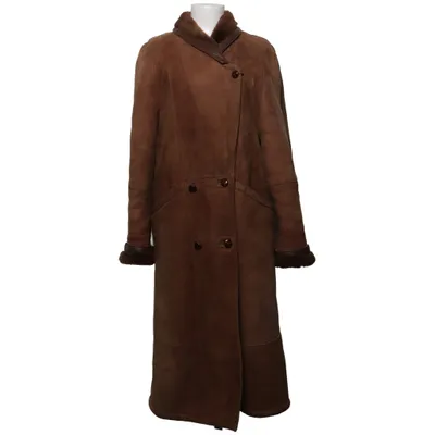 Ledermantel (Braun) von Kestilä Leder