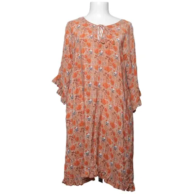 Dress (Beige, Orange, Multicolored) from ChillNorway Silk