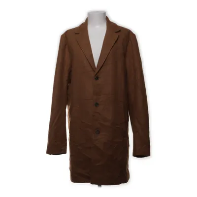 Coat (Brown) from Solid Polyester