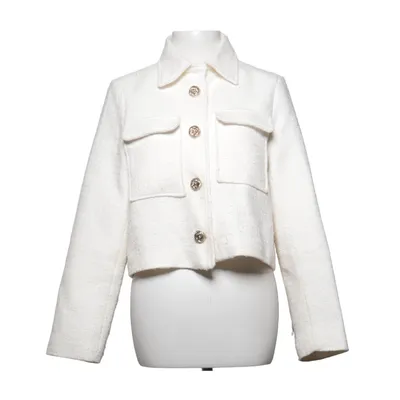 Jacka (Vit) från Queen Drama Bomull, Polyester, Ull