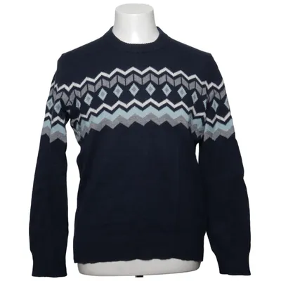 Trui (Blauw, Grijs, Wit) van Jules Katoen, Polyamide, Wol