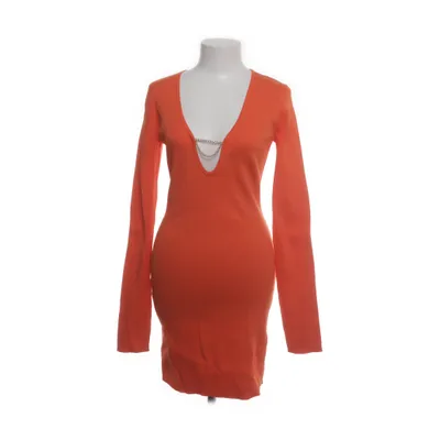 Jurk (Oranje) van Romee Strijd x NA-KD Polyamide, Polyester, Viscose