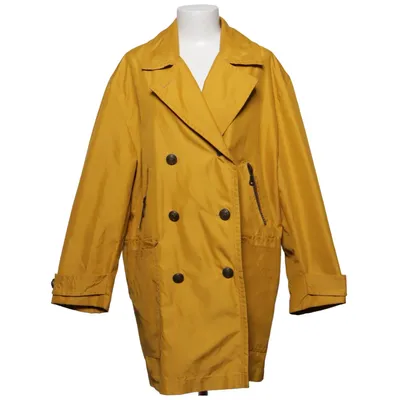 Trenchcoat (Geel) van Johan Skoglund Polyester, Viscose