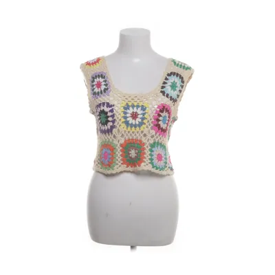 Crop top (Beige, Multicolored) from Shein Polyester