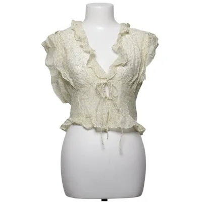 Haut (Jaune, Multicolore) de H&M Lyocell, Polyamide, Lin