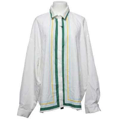 Shirt (White, Green, Blue) from Sumwon Polyester