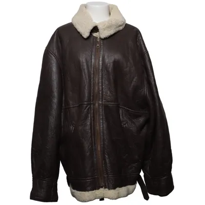 Shearling jacket (Brown, White) from Private Image Fur, Leather