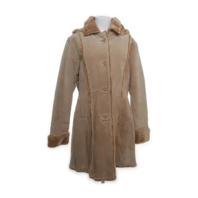 Shearlingjacka (Beige) från Goldstein Skinn, Polyester