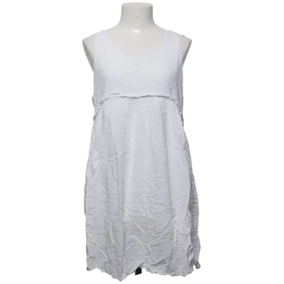 Kleid (Weiß) von Uno Piu Uno Baumwolle, Polyamid, Viskose