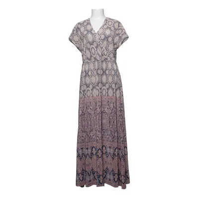 Långklänning (Rosa, Blå, Flerfärgad) från Indiska Polyester