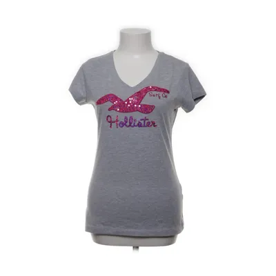 T-shirt (Grå, Rosa) från Hollister Bomull, Elastan