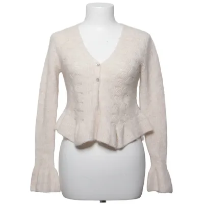 Cardigan (Beige) from Gina Tricot Elastane, Polyamide, Polyester, Wool