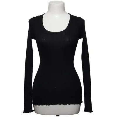 Langarmshirt (Schwarz) von Style Butler Seide