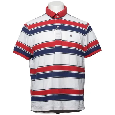 Pikétröja (Röd, Blå, Vit) från Tommy Hilfiger Bomull, Polyester