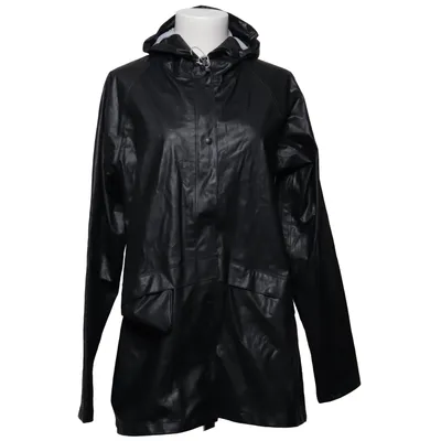 Regenmantel (Schwarz) von Didriksons Polyester, Polyurethan