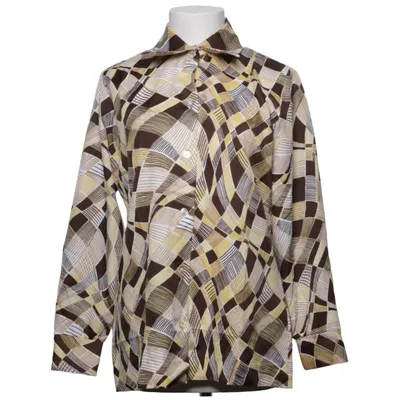 Short sleeve shirt (Brown, Yellow, White) from Alfred Dunner