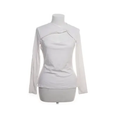 Blus (Vit) från H&M Modern Classic Viskos, Polyamid, Elastan, Polyester