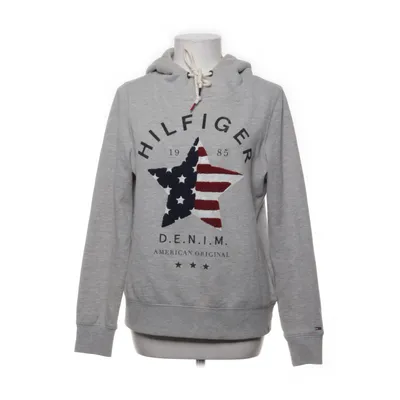 Huvtröja (Grå, Flerfärgad) från Tommy Hilfiger Denim Bomull, Polyester