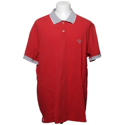 Poloshirt (Rood, Grijs) van Camp David Katoen