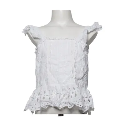 Top (Wit) van Zara Katoen