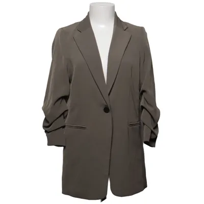 Blazer (Vert) de H&M Modern Classic Élasthane, Polyester