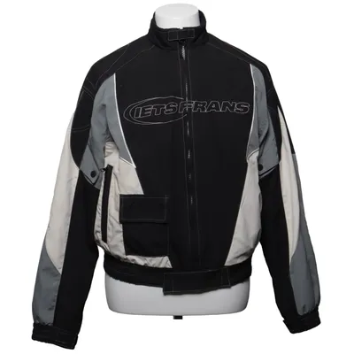 Motorcykeljakke (Sort, Grå, Hvid) fra Urban Outfitters Polyester