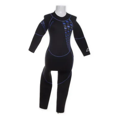 Wetsuit (Zwart, Blauw) van Wasser Sport Profi 24 Nylon