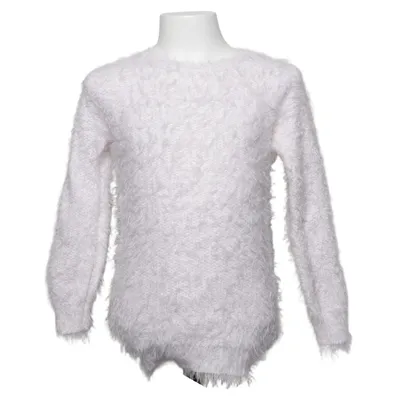Pull-over (Blanc) de Young Dimension Acrylique, Fibre métallique, Polyamide