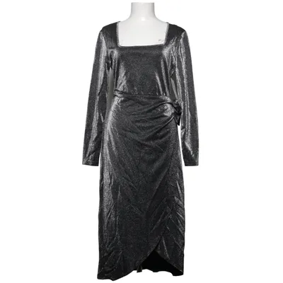 Robe de cocktail (Gris) de Saint + Sofia Élasthane, Fibre métallique, Polyamide
