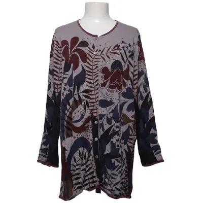 Strickjacke (Blau, Lila, Mehrfarbig) von Gudrun Sjödén Bio-Baumwolle