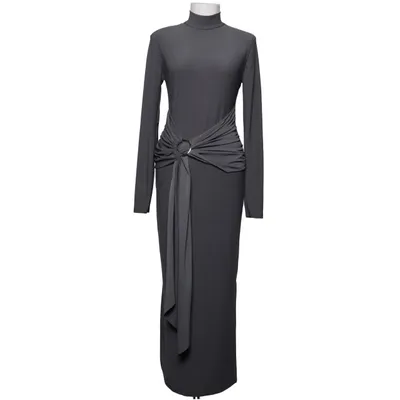 Maxi dress (ANAE Dress GREY - One Size) from Seishiki Studio Elastane, Polyester