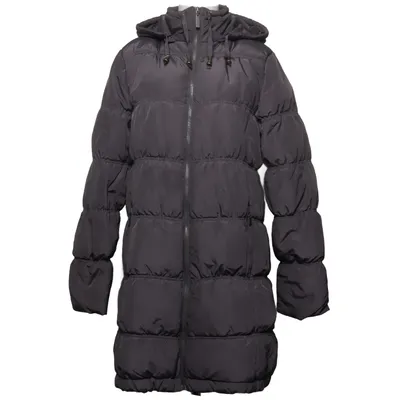Vinterfrakke (Grå) fra Intown Dun, Fjer, Polyester