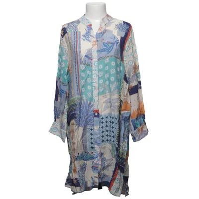 Shirt dress (Blue, Multicolored) from Menglu