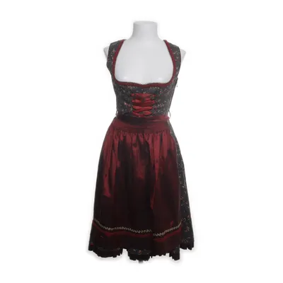 Dirndl (Red, Black, Multicolored) from Edel Heiss Cotton, Nylon, Polyester