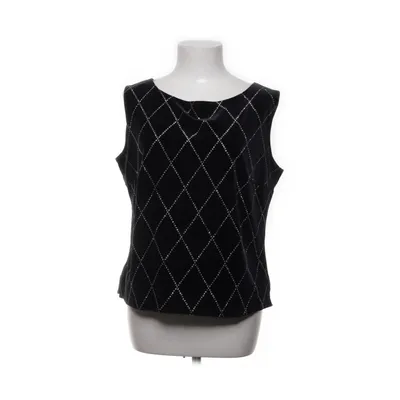 Tank Top (Black, Silver) from Le Kress Polyamide, Polyester
