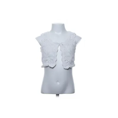 Boléro (Blanc) de H&M Acrylique, Coton
