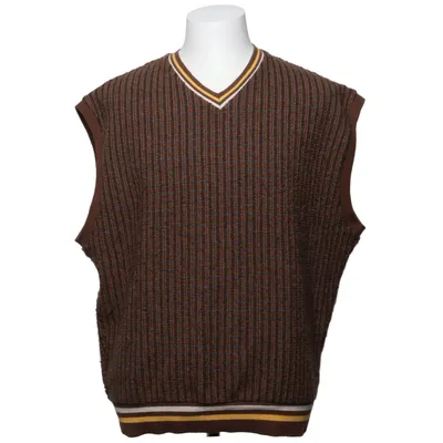 Slipover (Brun, Gul, Vit) från ASOS Design Akryl, Bomull, Elastan, Polyester, Viskos, Ull