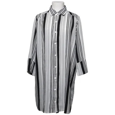 Blousejurk (Zwart, Wit) van Boohoo Plus Polyester