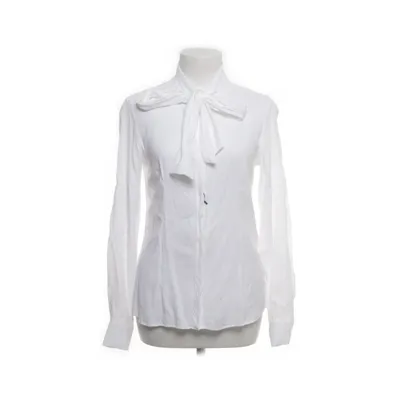 Strikblouse (Wit) van The Shirt Factory Viscose