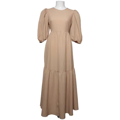 Maxi jurk (Beige) van Notes du Nord Elastaan, Polyester