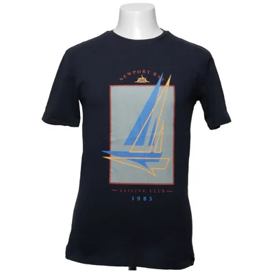 T-shirt (Blå, Flerfärgad) från Newport Bay Sailing Club Bomull