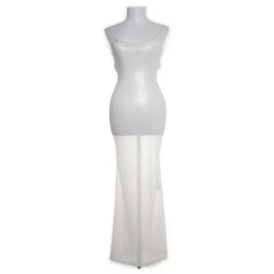 Maxi jurk (Wit) van Bershka Elastaan, Polyester