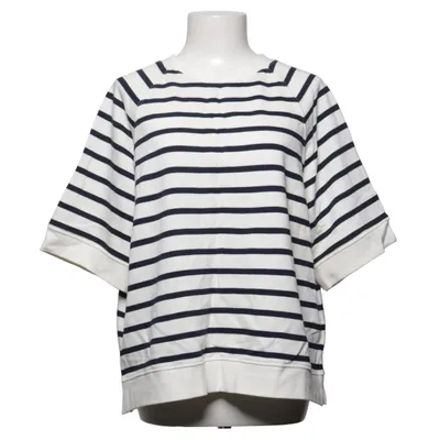 Sweatshirt (White, Black) from Holly & Whyte by Lindex Polyester, Recycled cotton