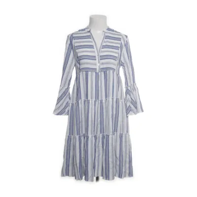Dress (White, Blue) from Elsta by CSN Cotton